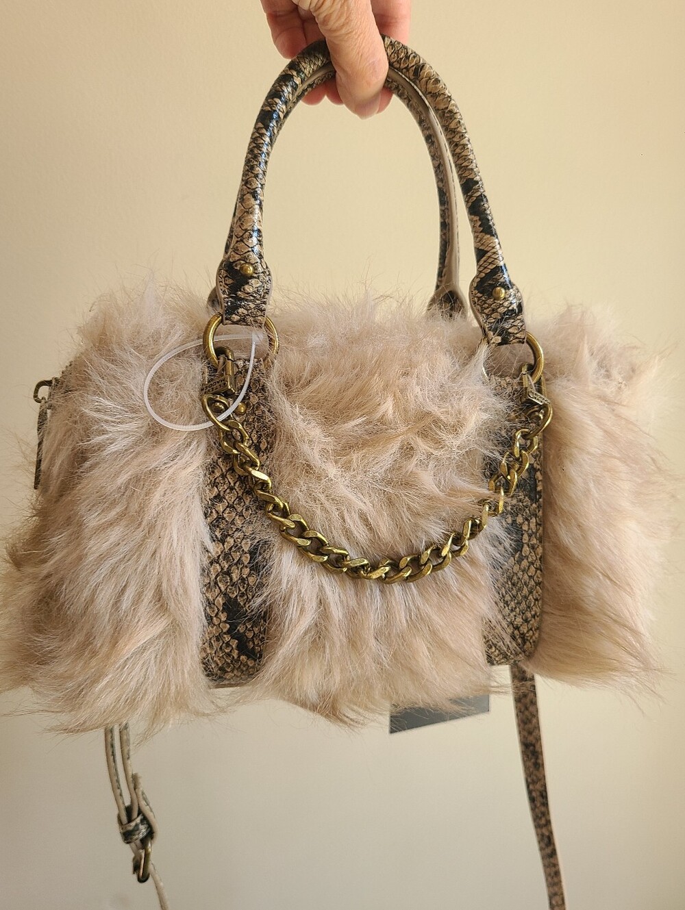 Steve Madden Faux Fur Bag 🤎
